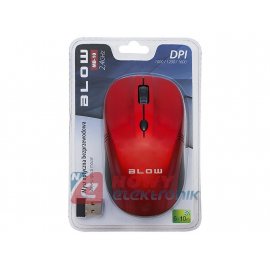 Mysz BLOW bezp. MB-10 czerwona bezprzewodowa USB Bluetooth