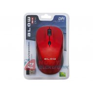 Mysz BLOW bezp. MB-10 czerwona bezprzewodowa USB Bluetooth