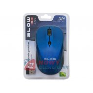 Mysz BLOW bezp. MB-10 niebieska bezprzewodowa USB Bluetooth