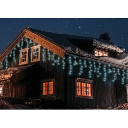 Girlanda świetlna LED 15m 500LED dekoracyjna, zimna biała-Oświetlenie
