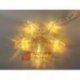Kurtyna świetlna LED Gwiazdki dekoracyjna, ciepła biała, 138LED