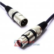 Kabel mikrofonowy XLR 1,5m Wt/Gn --35654 Wtyk-Gniazdo, VITALCO MK06