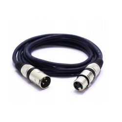 Kabel mikrofonowy XLR 1,5m Wt/Gn --30454 Wtyk-Gniazdo, VITALCO MK06-Naglosnienie i Estrada