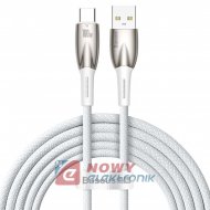 Kabel USB Wt.A-USB-C 2m BASEUS TYPE-C biały 100W 480Mb/s