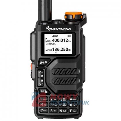 Radiotelefon QUANSHENG UV-K5 5W VHF/UHF Airband 50-600MHz USB-C
