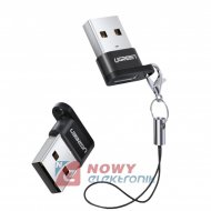 Adapter wtyk USB/Gniazdo USB-C UGREEN US280 USB2.0 z zawieszką
