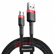 Kabel USB - MicroUSB BASEUS 2m 1,5A Black/Red