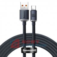 Kabel USB-A - USB-C 2m BASEUS 100W Crystal Shine, PREMIUM PRO