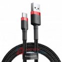 Kabel USB - USB-C 0,5m BASEUS 3A Quick Charge 3.0 Black/Red