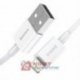 Kabel USB - Lightning 1,5m BAS iPhone 2,4A BASEUS, Biały