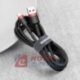 Kabel USB - USB-C 1m BASEUS TYPE-C Black/Red 3A Premium