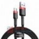 Kabel USB - USB-C 1m BASEUS TYPE-C Black/Red 3A Premium
