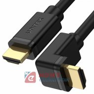 Kabel HDMI 2m UNITEK 4K Kątowy HDMI 2.0 UHD Premium