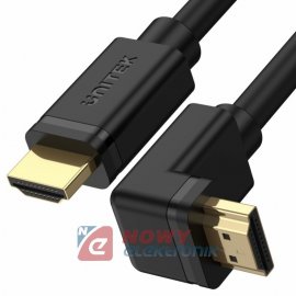 Kabel HDMI 3m UNITEK 4K Kątowy HDMI 2.0 UHD Premium