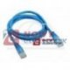 Kabel LAN Kat.6 UTP 1,5m Blue Niebieski