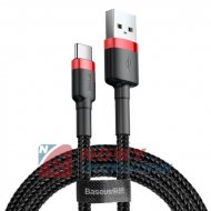 Kabel USB - USB-C 2m BASEUS QC 3.0 2A Black/Red