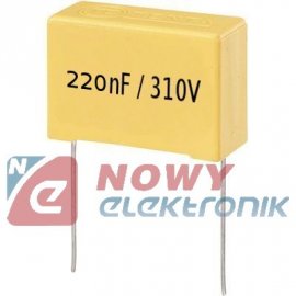 Kond. MKP X2 220nF/275VAC (310V) 0.22K