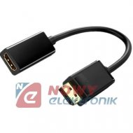 Przejście DisplayPort - Gn.HDMI Adapter, konwerter, kabel 15cm