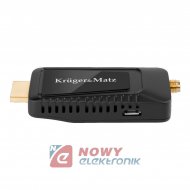 Tuner TV naz. DVB-T2 K&M HEVC KM9999 wersja Mini do HDMI