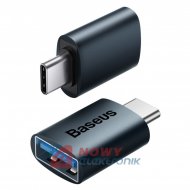 Przejście USB-C na USB3.2 OTG Adapter OTG, BASEUS, 10Gb/s Niebieski
