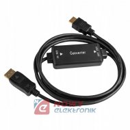Konwerter HDMI do DisplayPort Kabel adapter HDMI/DP 1,8m