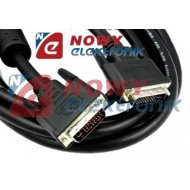 Kabel DVI-DVI 1.8m (24+1) VITALCO DSKDV03N