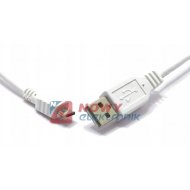 Kabel USB-Micro USB 5m Biały DSF651 Vitalco