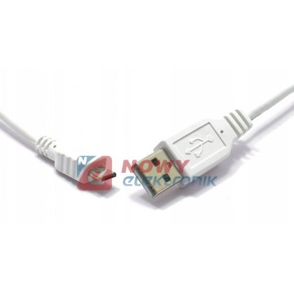 Kabel USB-Micro USB 5m Biały DSF651 Vitalco