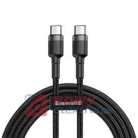 Kabel USB-C Wtyk-Wtyk 2m Baseus Baseus 60W PD szary 3A QC 3.0