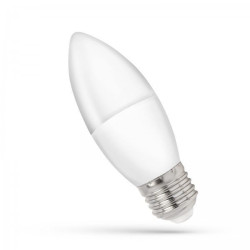 Żarówka E27 LED 8W NW 230V SPECTRUM Świeczka Biała neutralna-Oświetlenie