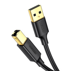 Kabel USB 2.0 Wt.A/Wt.B  1m HQ UGREEN US135, Do drukarki-Kable i Przyłącza RTV i PC