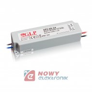 Zasilacz ZI LED 24V/2.5A 60W IP67 plastik GPV-60-24 hermetyczny