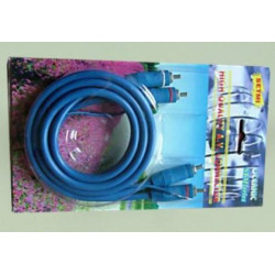 Kabel 2xRCA 1,5m HQ 6+2+6 + żyła sterująca, VITALCO-Kable i Przyłącza RTV i PC