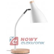 Lampa Biurkowa TRACER Scandi White, biała, E27 Max 40W