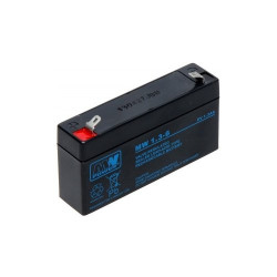 Akumulator 6V-1,3Ah  AGM MWS MPL-Akumulatory i Ładowarki
