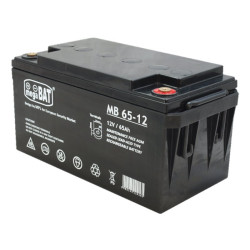 Akumulator 12V-65Ah      MegaBat Żelowy, MB 65-12-Akumulatory i Ładowarki