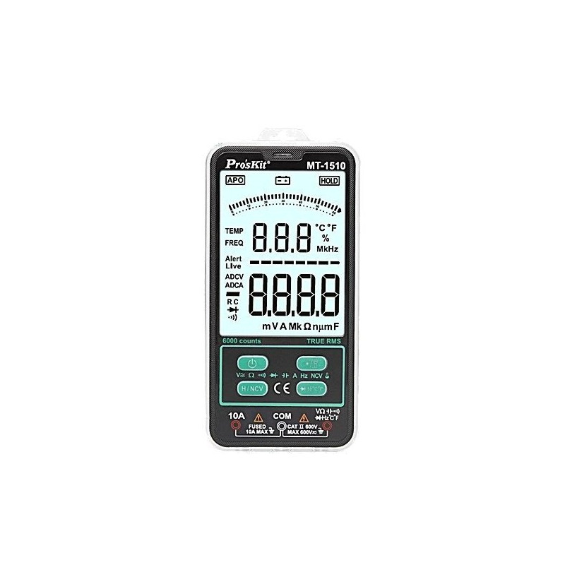Miernik cyfrowy MT-1510 Proskit uniwersalny SMART TRUE RMS NCV Bargraf-Mierniki i Multimetry