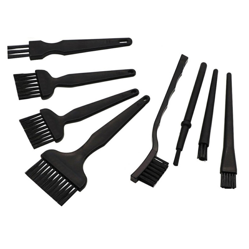 Pędzelki ESD zestaw 8 szt. Antystatyczne, do czyszczenia elektronik-Narzędzia Warsztatowe i Wyposażenie