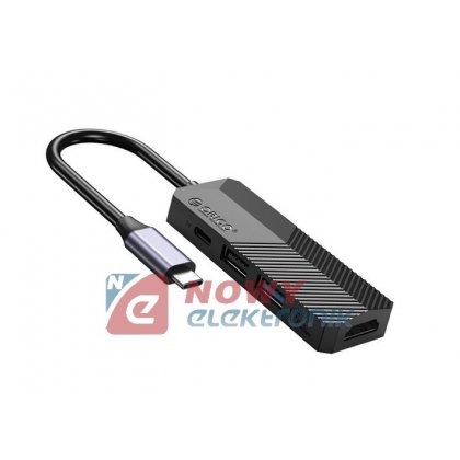 HUB USB-C 4w1 HDMI 4K@30Hz,PD55w Orico