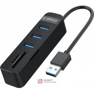 HUB USB 3.0 +2*USB czytnik kart SD 15cm  Orico