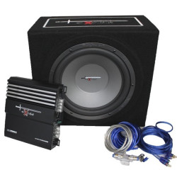 Zestaw CarAudio EXCALIBUR X3 BassPack 300W Subwoofer/Wzmacniacz/Kable-CAR AUDIO-VIDEO