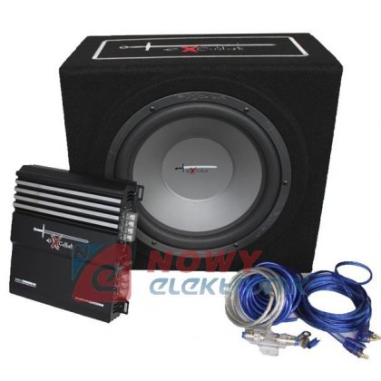 Zestaw CarAudio EXCALIBUR X3 BassPack 300W Subwoofer/Wzmacniacz/Kable