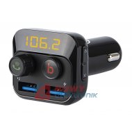 Transmiter FM BLOW Bluetooth LED + ładowarka 2xUSB 3,4A