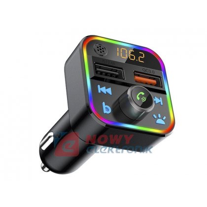 Transmiter FM BLOW Bluetooth 5.0 +USB QC3.0 RGB