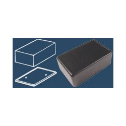 KM3BK Obudowa 45x28x18 Czarna 43x27x17-Obudowy i Elementy Montażowe