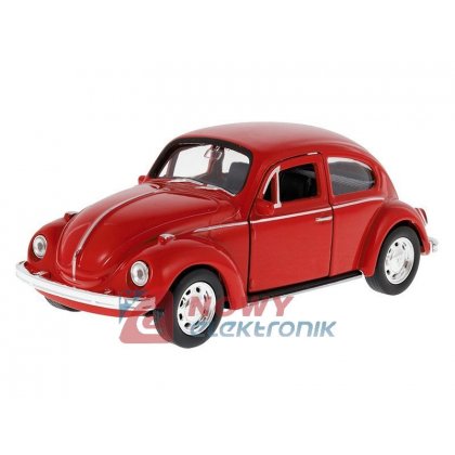 Model VW Beetle Czerwony 1:34