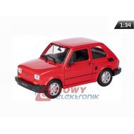 Model FIAT PRL 126p czerwony 1:34 Mały Fiat, Maluch