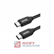 Kabel USB 2.0 USB-C/USB-C 2m HQ Unitek PREMIUM Type-C/Type-C 100W