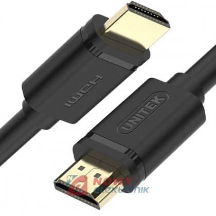 Kabel HDMI 1,5m v2.0 Unitek GOLD Y-C137M wtyki pozłacane PREMIUM
