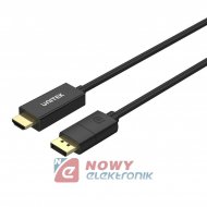 Kabel DisplayPort - HDMI 1,8m HDR HDCP2.2 UNITEK  Jednokierunkowy!